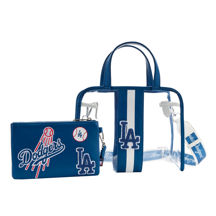 MLB Los Angeles Dodgers Stadium Crossbody Bag With Pouch