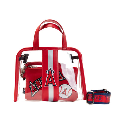 MLB Los Angeles Angels Stadium Crossbody Bag With Pouch