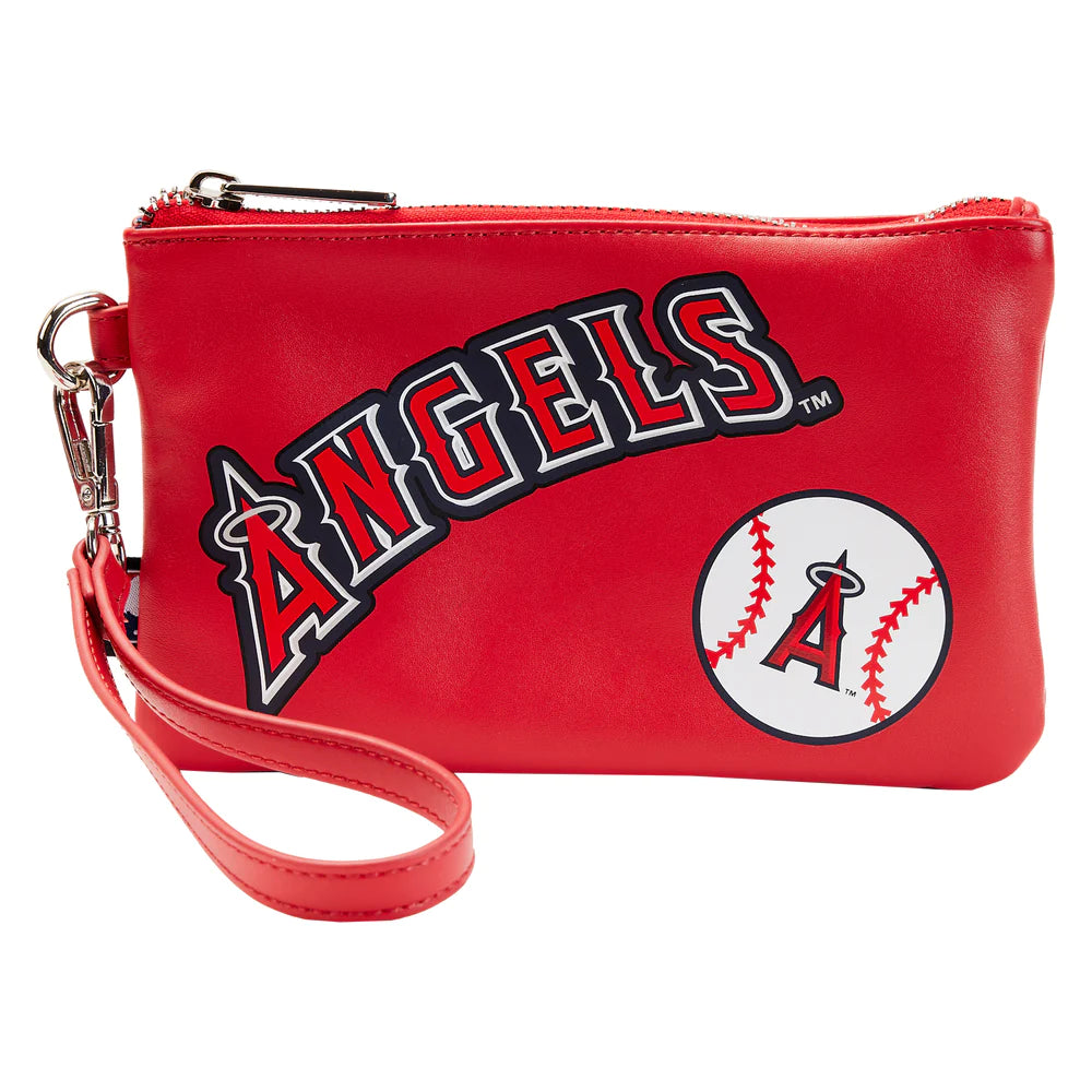 MLB Los Angeles Angels Stadium Crossbody Bag With Pouch