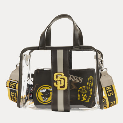 MLB San Diego Padres Stadium Crossbody Bag With Pouch
