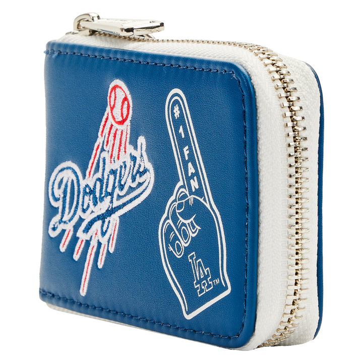 Loungefly MLB Los Angeles Dodgers Patches Accordion Wallet