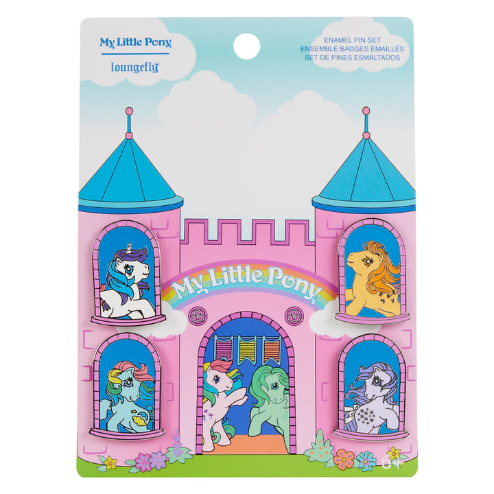 Loungefly My Little Pony Castle Windows 4 Pc Pin Set