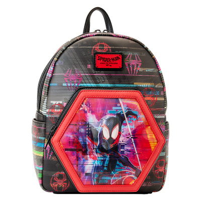 Marvel Across the Spiderverse Miles & Spider Gwen Lenticular Glow in the Dark Mini Backpack
