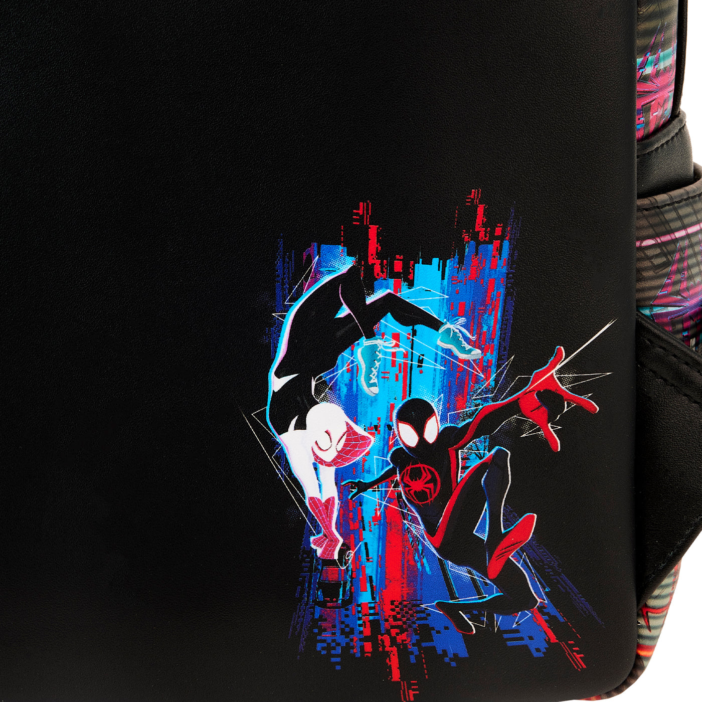Marvel Across the Spiderverse Miles & Spider Gwen Lenticular Glow in the Dark Mini Backpack