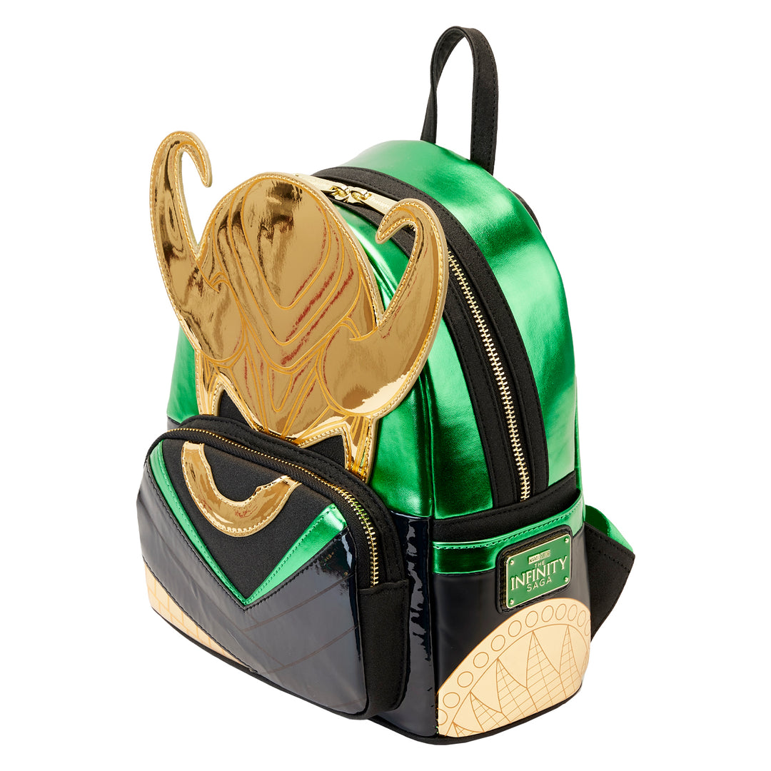 Marvel Metallic Loki Cosplay Mini Backpack