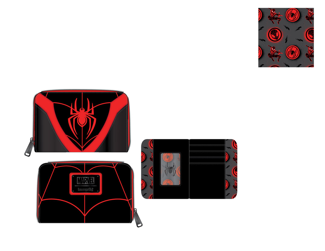 Loungefly Marvel Spider-man Miles Morales Cosplay Wallet