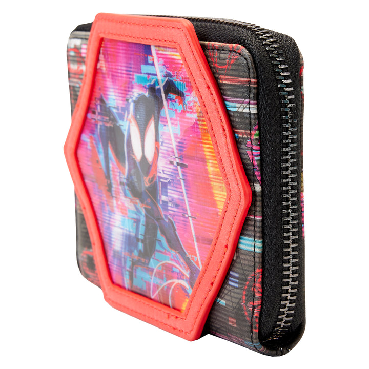 Marvel Across the Spiderverse Lenticular Glow in the Dark Wallet