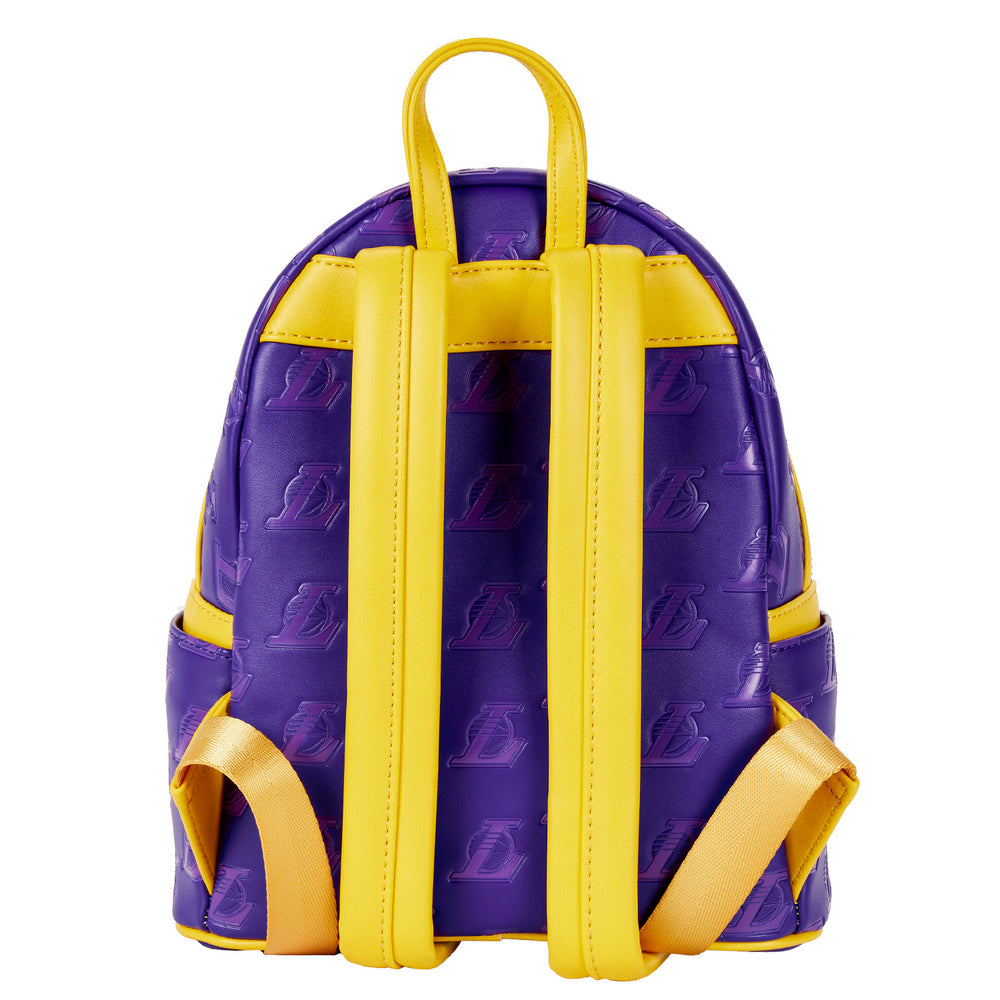 Loungefly NBA Los Angeles Lakers Logo AOP Mini Backpack