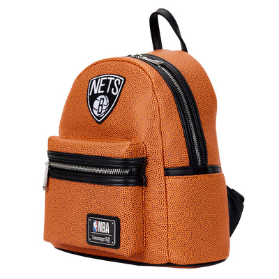 Loungefly NBA Brooklyn Nets Basketball Mini Backpack