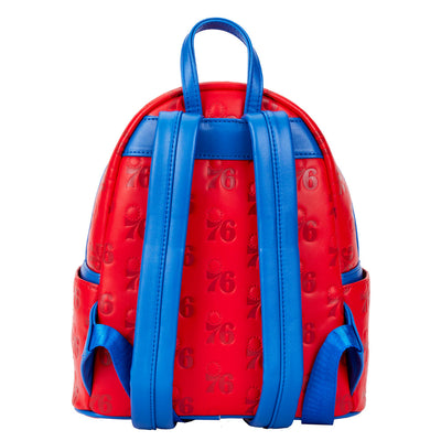 Loungefly NBA Philly 76ers Logo Mini Backpack