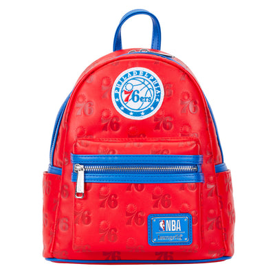 Loungefly NBA Philly 76ers Logo Mini Backpack