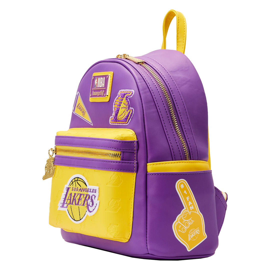 NBA LA Lakers Patch Icons Mini Backpack