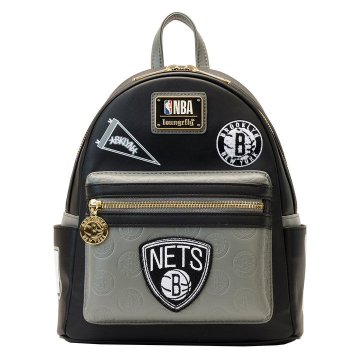 NBA Brooklyn Nets Patch Icons Mini Backpack