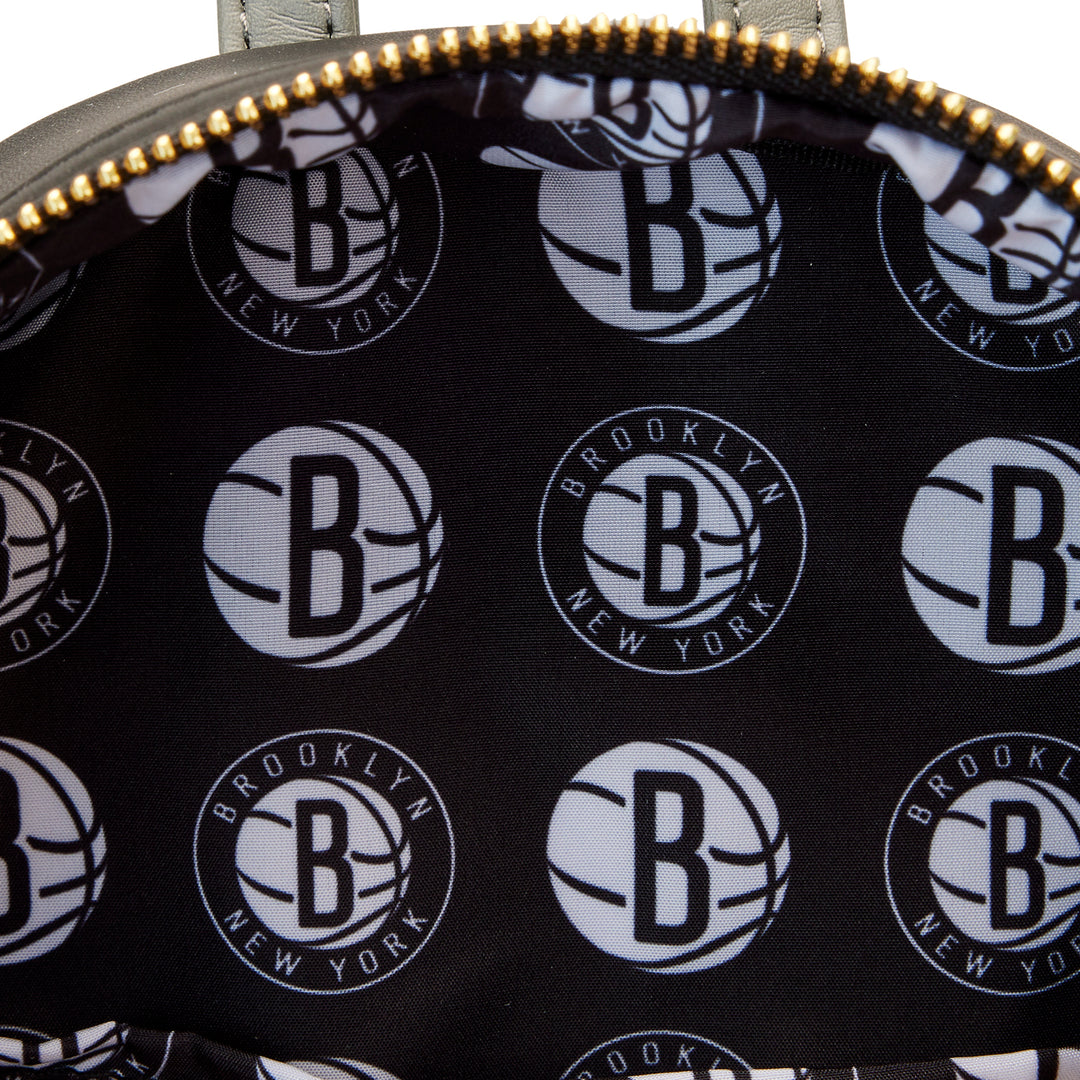 NBA Brooklyn Nets Patch Icons Mini Backpack