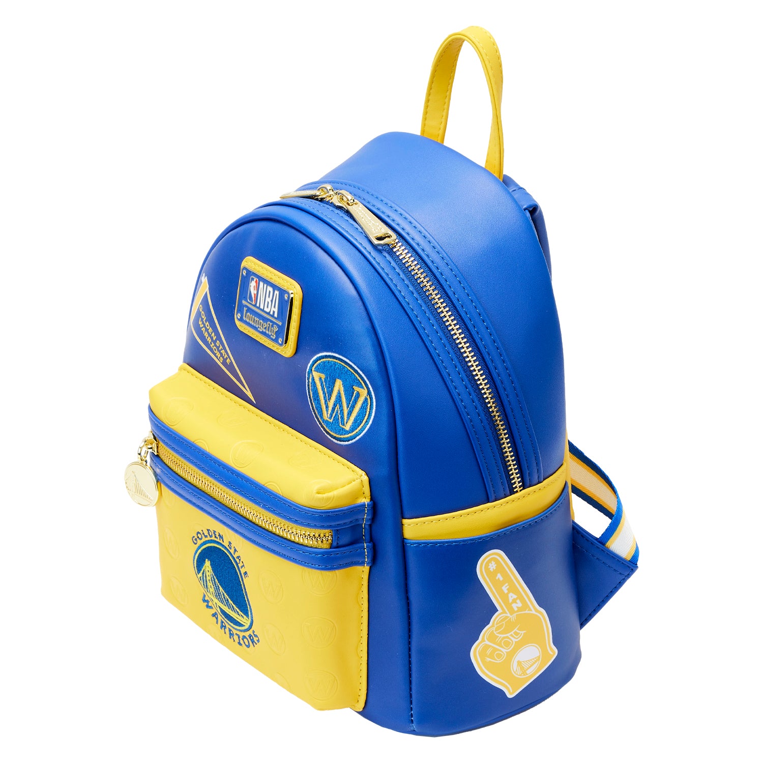 NBA Golden State Warriors Patch Icons Mini Backpack Grotto Treasures