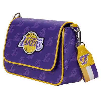 Loungefly NBA Los Angeles Lakers Logo Crossbody Bag