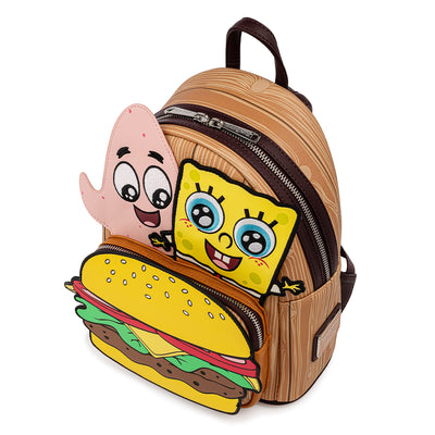 Spongebob Krabby Patty Group Mini Backpack