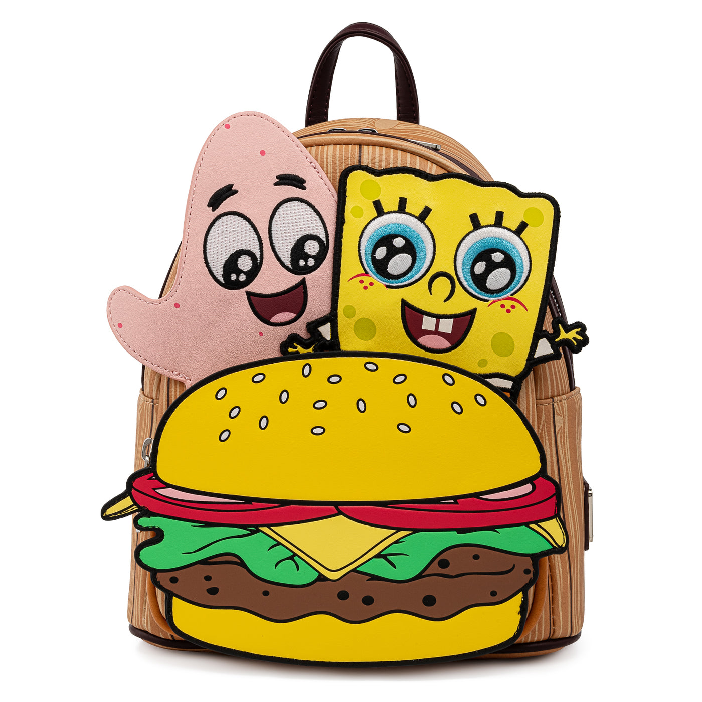 Spongebob Krabby Patty Group Mini Backpack