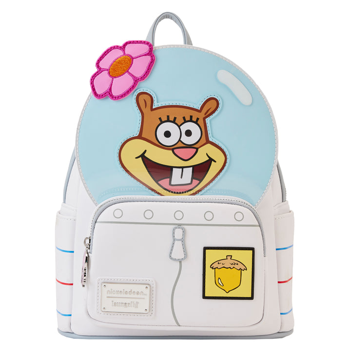 Loungelfy Nickelodeon Spongebob Squarepants Sandy Cheeks Cosplay Mini Backpack