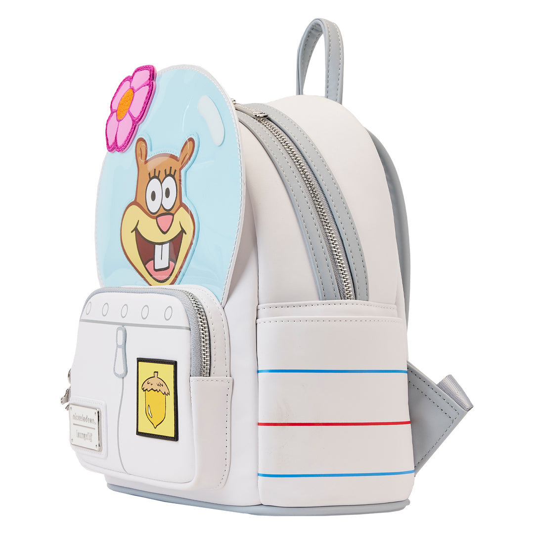 Loungelfy Nickelodeon Spongebob Squarepants Sandy Cheeks Cosplay Mini Backpack