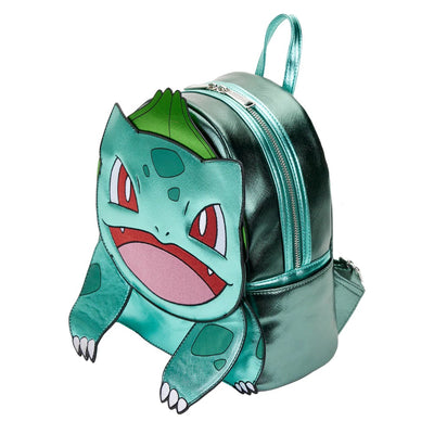 Loungefly Pokemon Metallic Bulbasaur Cosplay Mini Backpack