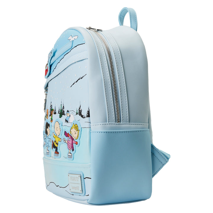 Peanuts Charlie Brown & Snoopy Ice Skating Mini Backpack