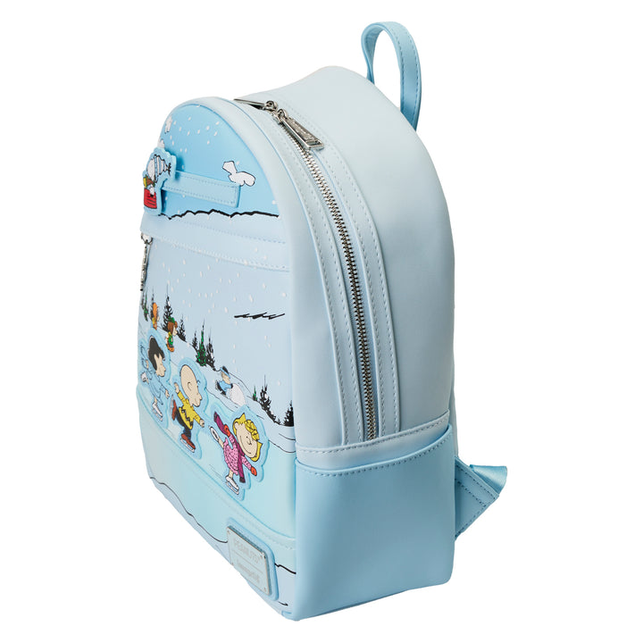 Peanuts Charlie Brown & Snoopy Ice Skating Mini Backpack