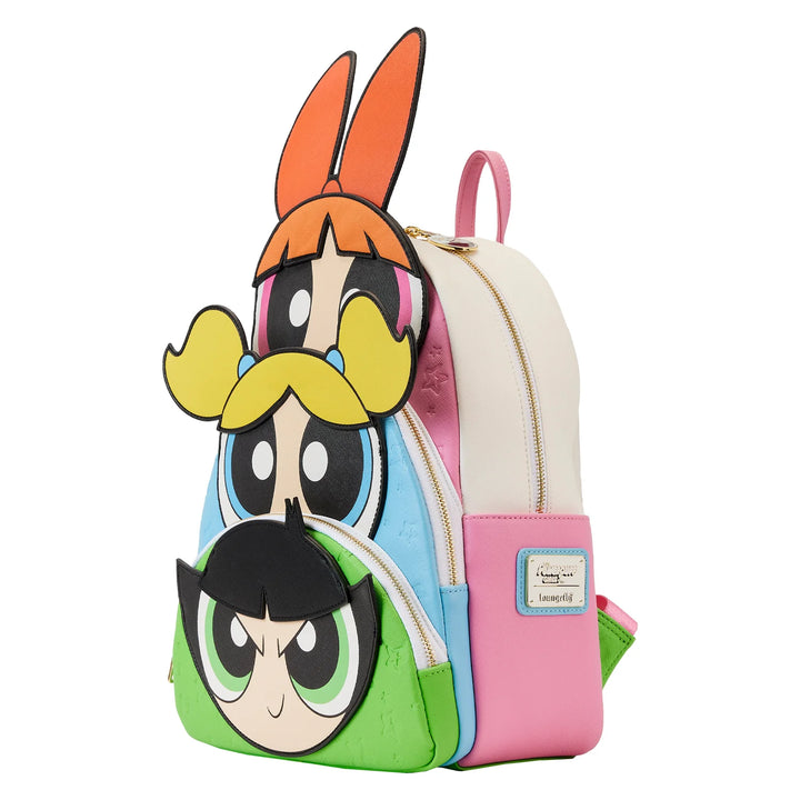 Cartoon Network Powerpuff Girls Triple Pocket Mini Backpack