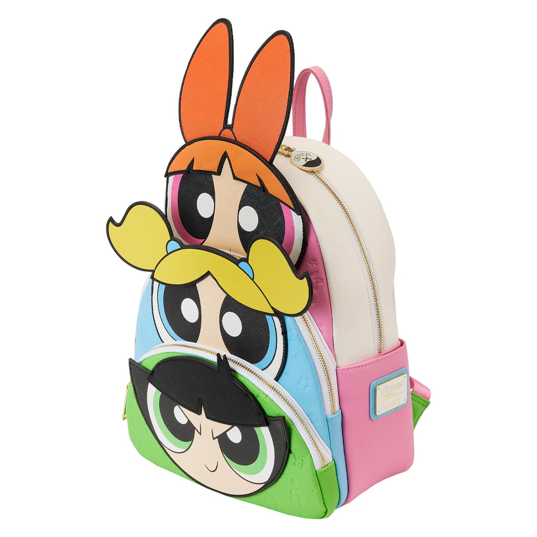 Cartoon Network Powerpuff Girls Triple Pocket Mini Backpack