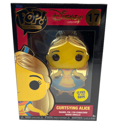 Funko Pop! Pin Disney Alice in Wonderland Alice Glow in the Dark
