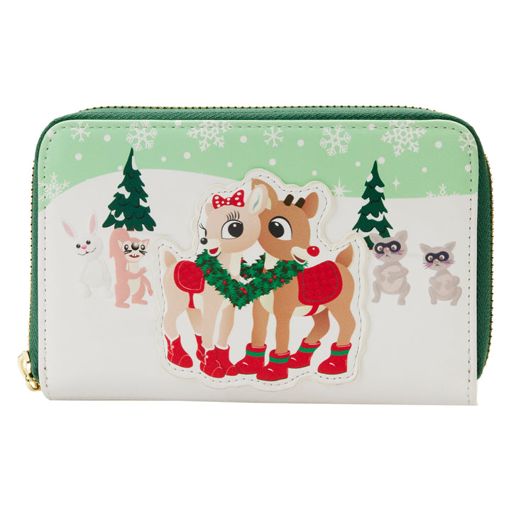 Rudolph The Red-Nose Reindeer Merry Couple Wallet