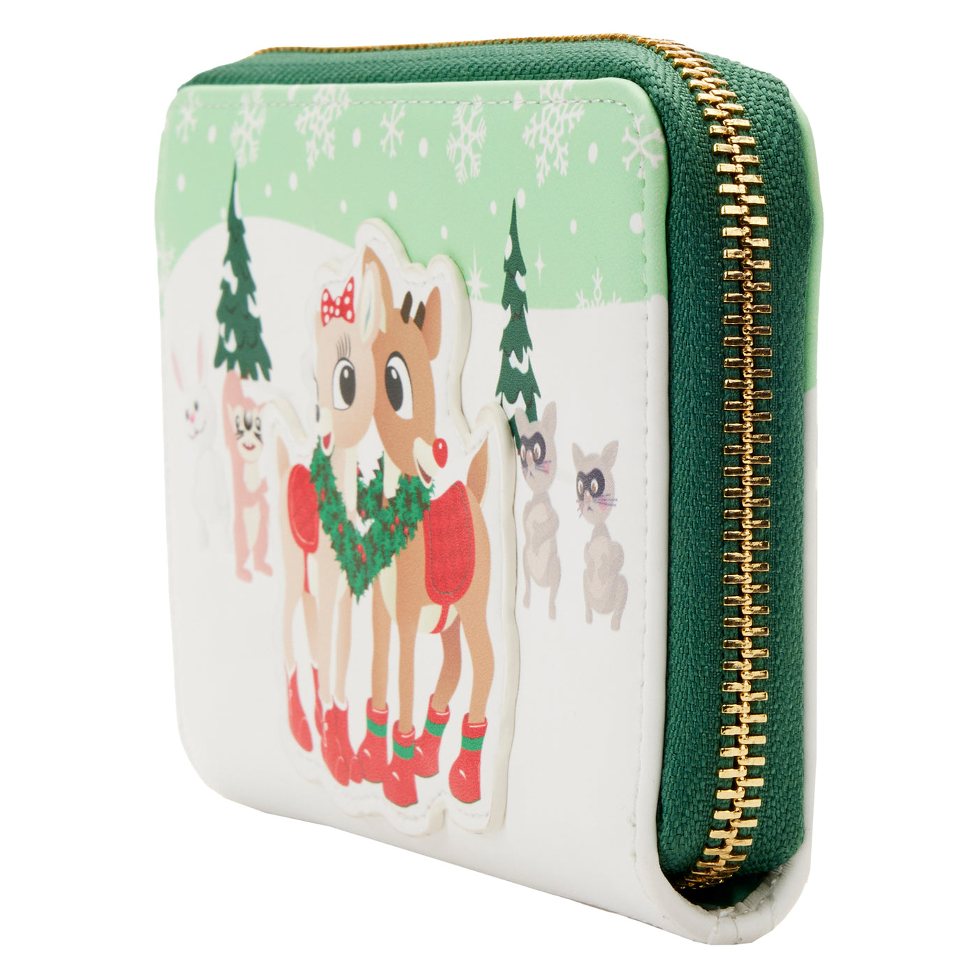 Rudolph The Red-Nose Reindeer Merry Couple Wallet