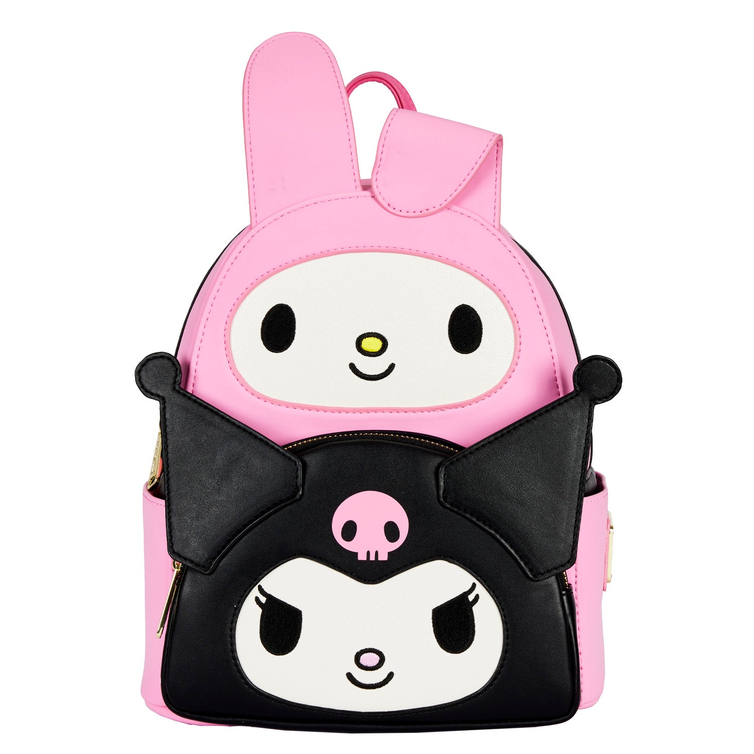 Loungefly Kuromi 2024 Mini Backpack, wallet & keychain clip Sanrio