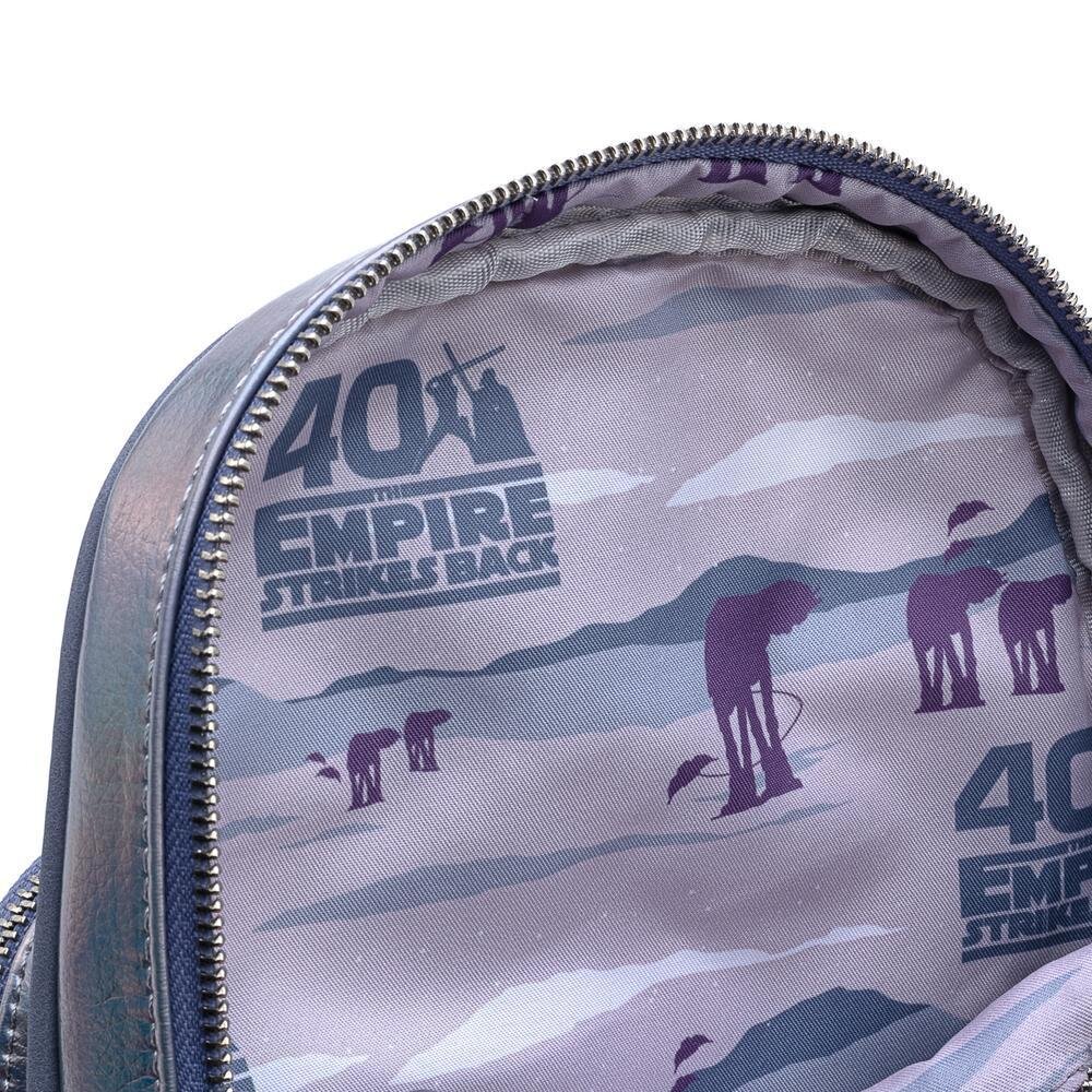 Loungefly Star Wars Iredescent Hoth 40th Anniversary Empire Strikes Back Mini Backpack