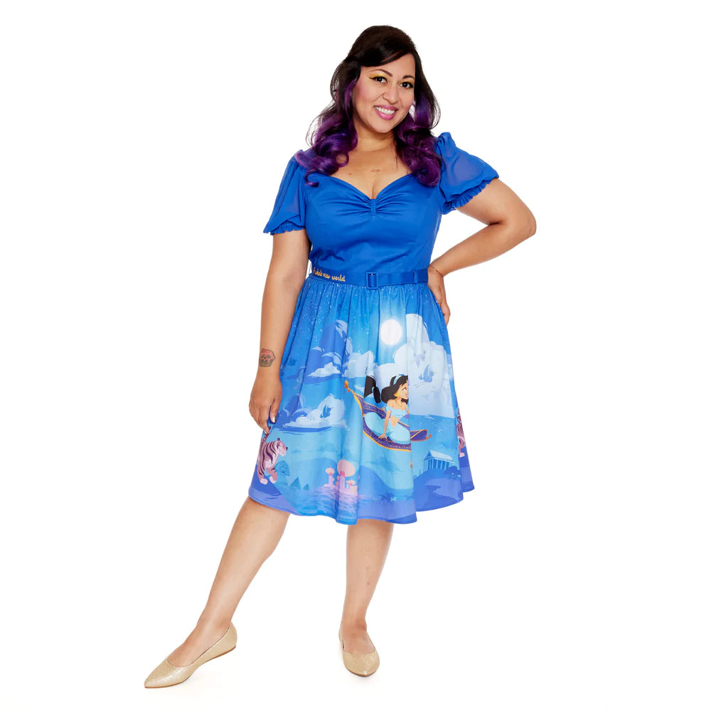 Stitch Shoppe by Loungefly Disney Aladdin Magic Carpet Ride "Allison" Dress