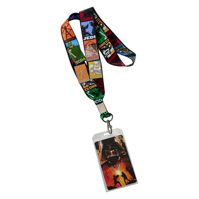 Star Wars Revenge of the Sith Lanyard W/Cardholder & 4 Pins