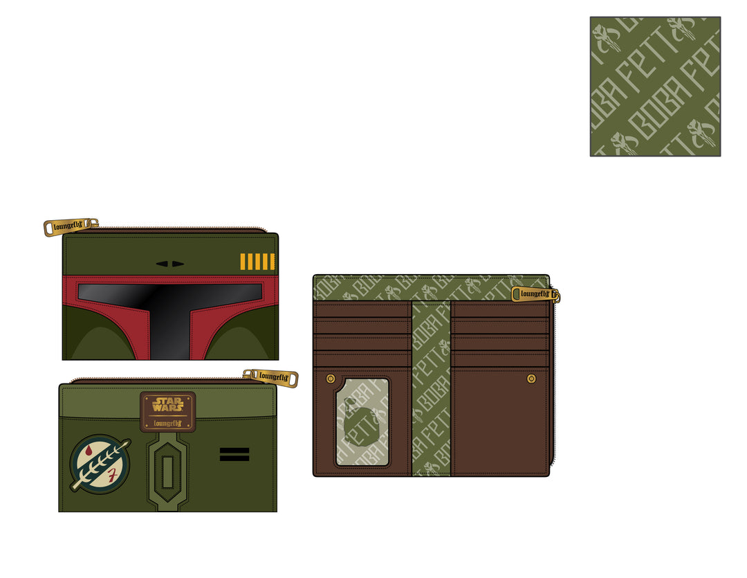 Star Wars Boba Fett Cosplay Wallet