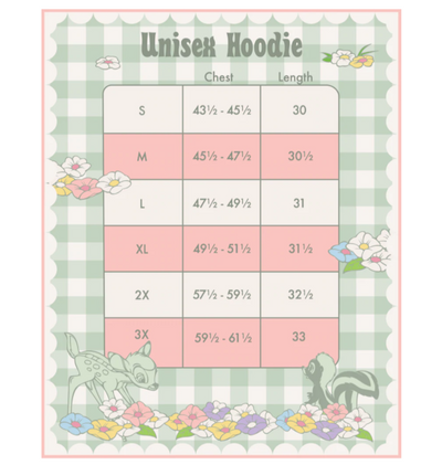 Loungefly Disney Bambi and Flower Print Hoodie