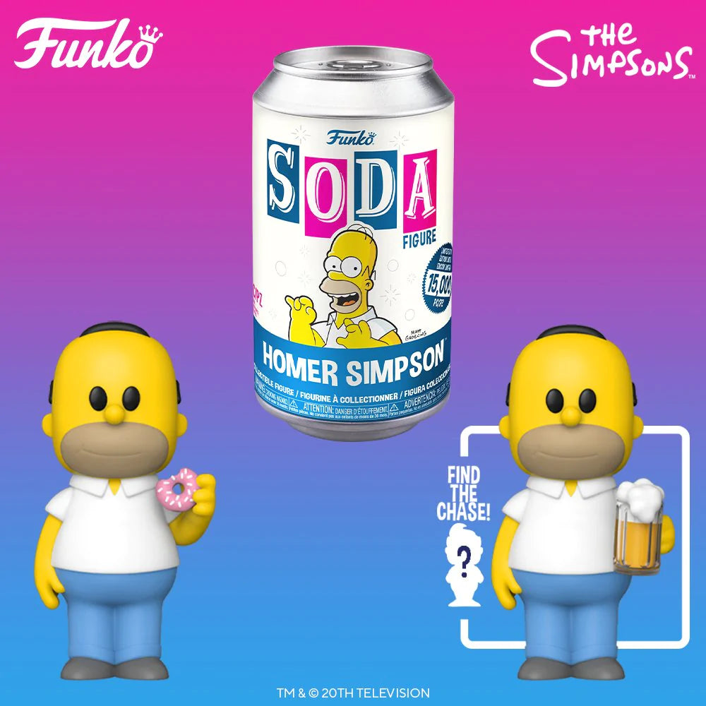 Funko The Simpsons Homer Simpson Vinyl Soda Figure Limited Edition