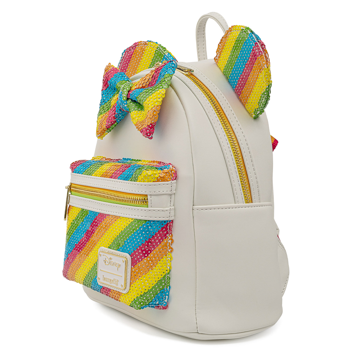 Loungefly Disney Sequin Rainbow Minnie Mouse Mini Backpack