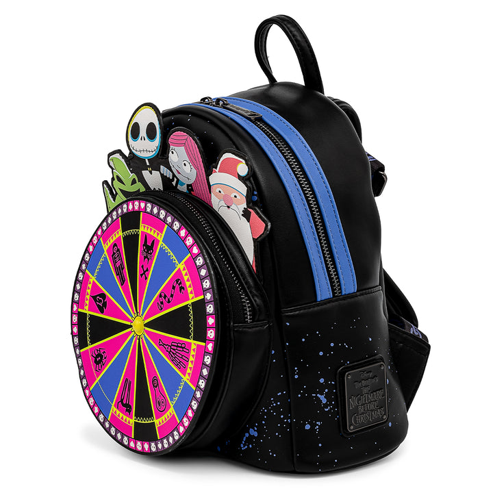 Loungefly Disney The Nightmare Before Christmas Oogie Boogie Wheel Mini Backpack