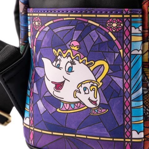 Loungefly Disney Beauty and the Beast Belle Castle Series Mini Backpack