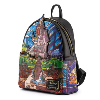 Loungefly Disney Beauty and the Beast Belle Castle Series Mini Backpack