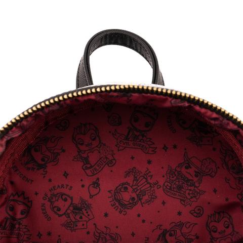 Loungefly Pop! Disney Villains Tattoo AOP Mini Backpack