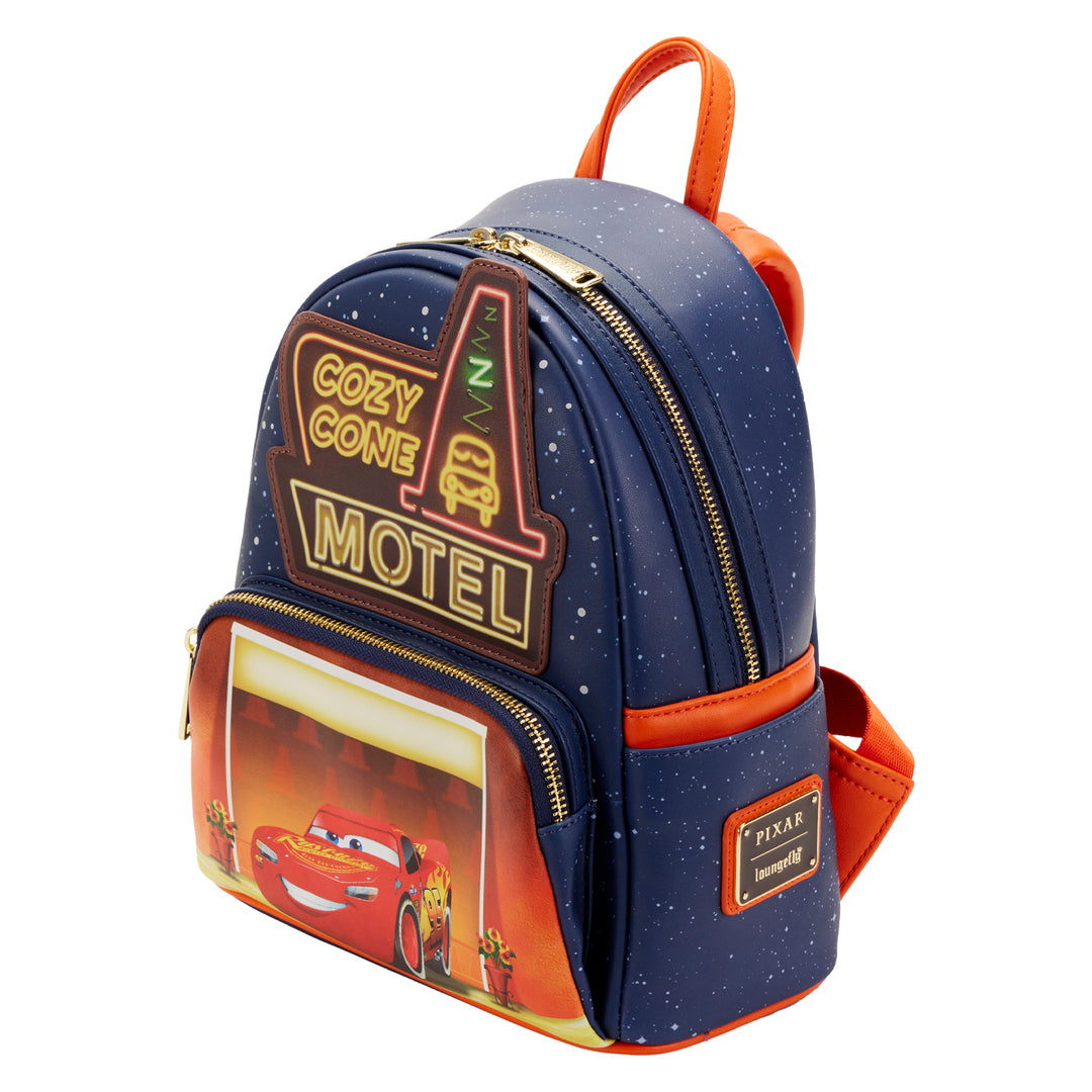 Loungefly Disney Pixar Moments Cars Cozy Cone Mini Backpack