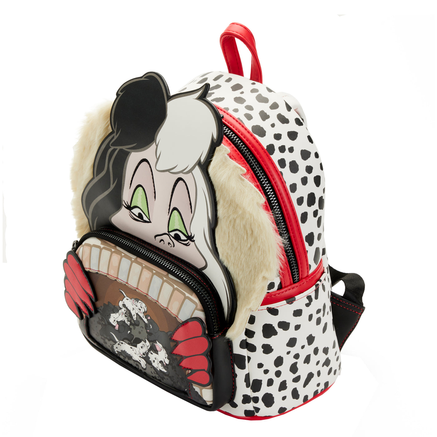 Loungefly Disney Villains Scene Series Cruella 101 Dalmatians Mini Backpack