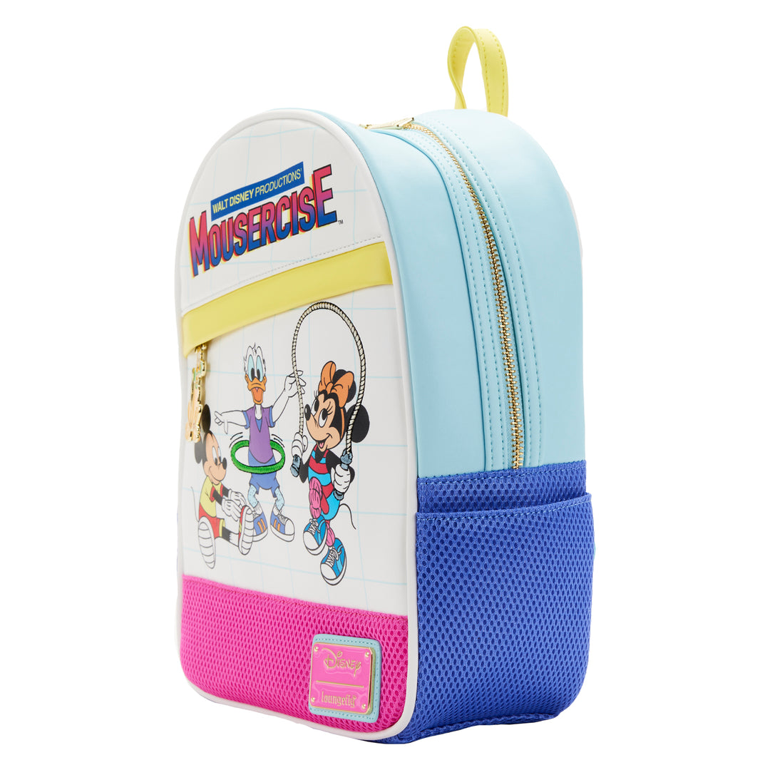 Loungefly Disney Mousercise Mini Backpack