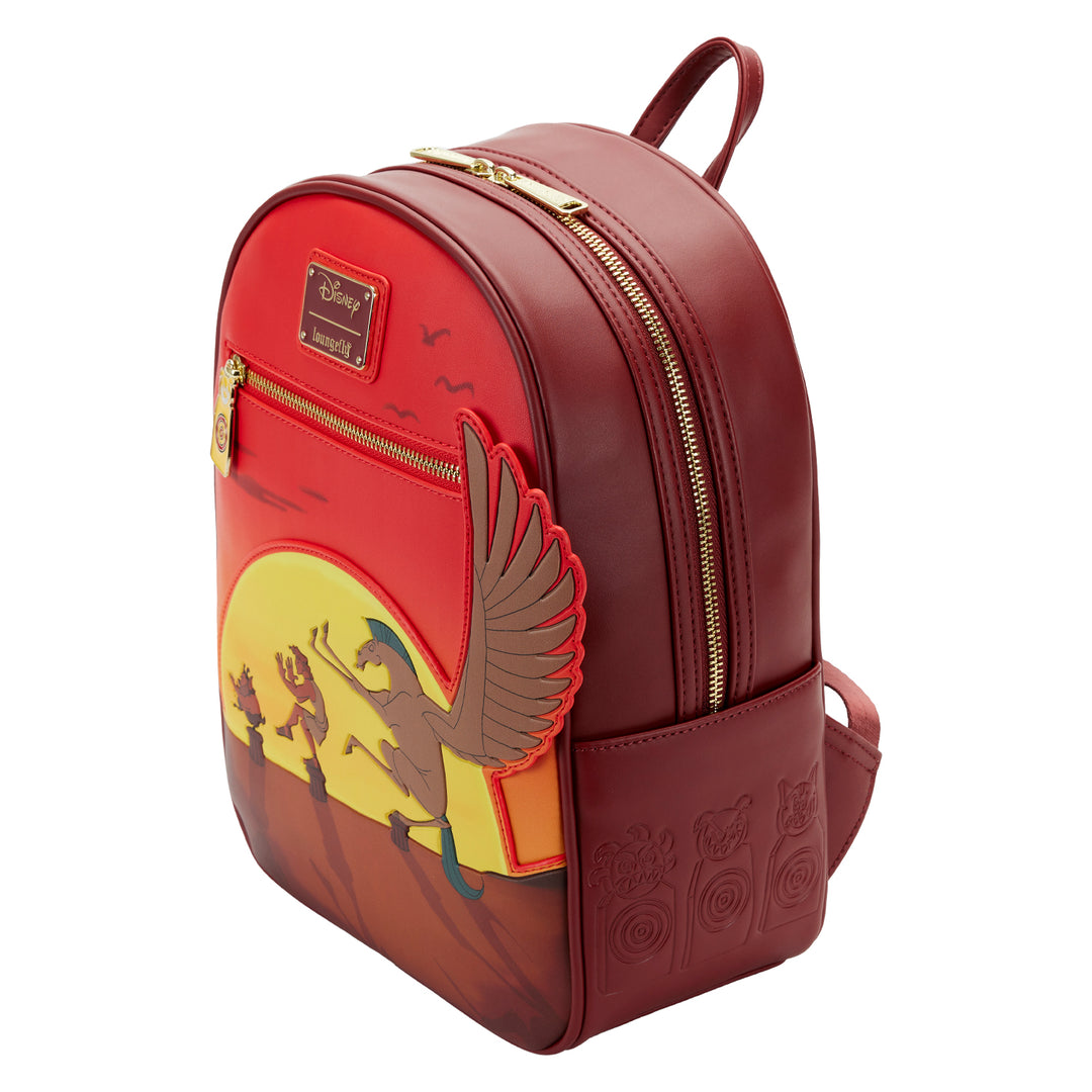 Loungefly Disney Hercules 25th Anniversary Sunset Mini Backpack