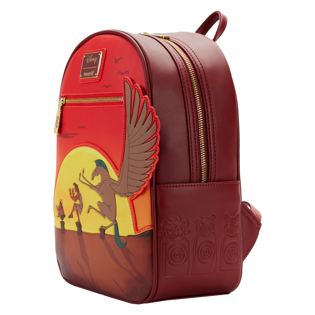 Loungefly Disney Hercules 25th Anniversary Sunset Mini Backpack