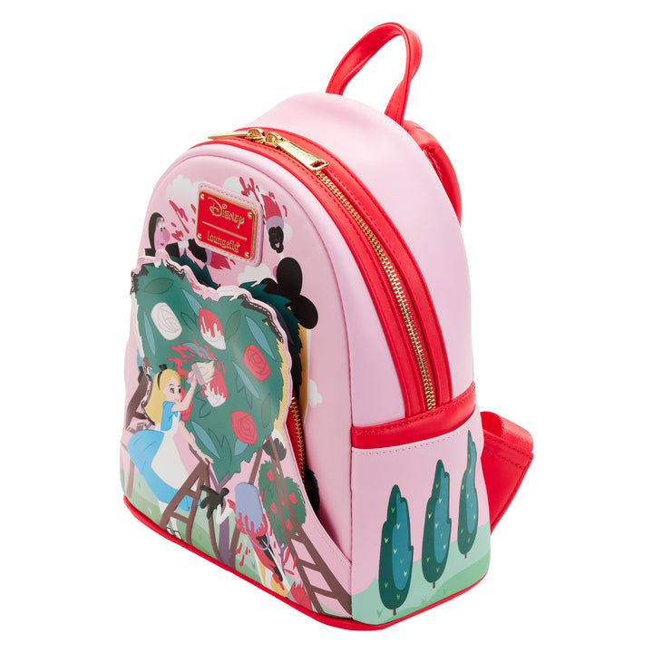 Disney Alice in Wonderland Painting the Roses Red Mini Backpack